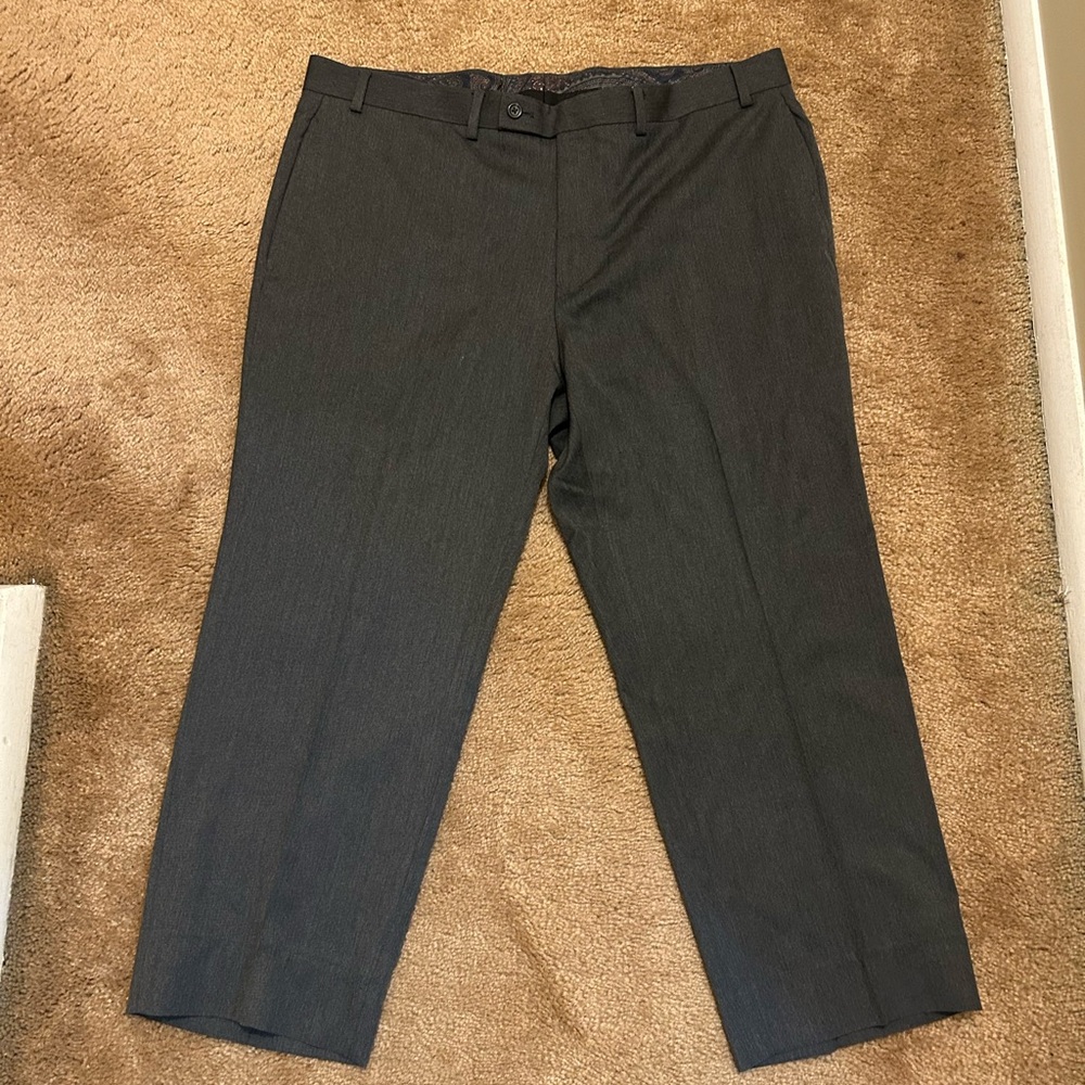 Lauren Ralph Lauren Men’s Dress Pants Size 38x30 Gray Flat Front
